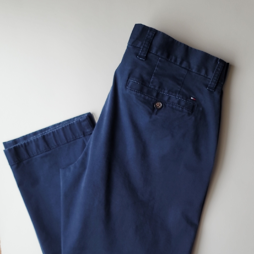 Mens' Tommy Hilfiger Tailored Fit Bleu Pants, Size 32x30 - Picture 1 of 8